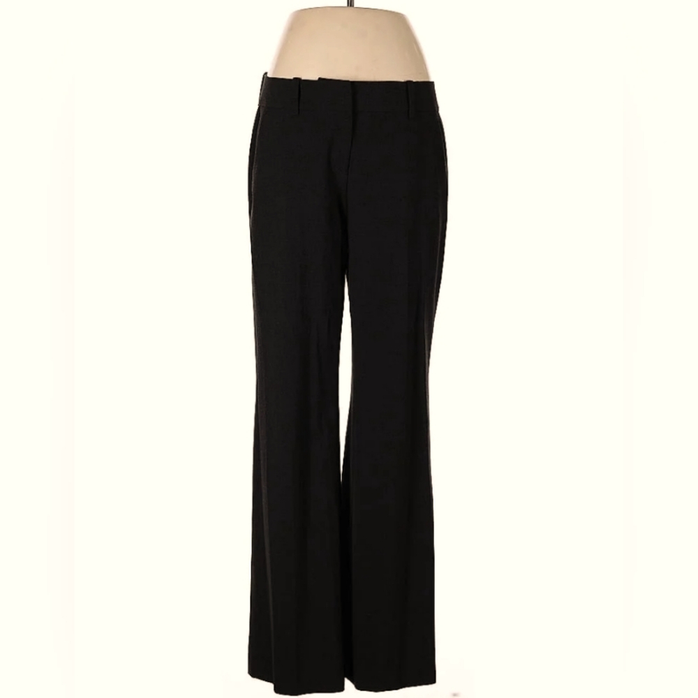 HALOGEN TAYLOR FIT MID RISE STRAIGHT LEG TROUSER PANTS